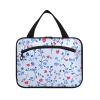 Periwinkle Country Style Valentine Hanging Mens Toiletry Bags for Traveling with Hook, Designer Compact Medicine Bag for Women Cruises bolsos para Hombre L view 1