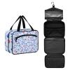 Periwinkle Country Style Valentine Hanging Mens Toiletry Bags for Traveling with Hook, Designer Compact Medicine Bag for Women Cruises bolsos para Hombre L view 2