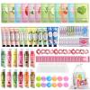 108 PCS Spa Party Supplies for Girls, Spa Kit for Sleepover & Slumber Party, Birthday Gift for Women, Include Facial Masks, Eye Patches, Hand Creams, Lip Balms...Spa Party Favors view 1
