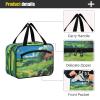 Anime Landscape Hanging Medicine Bag for Traveling with Hook, Designer Foldable Brush Bag for Women Must Haves Bathroom Bolsa para guardar maquillaje L view 4