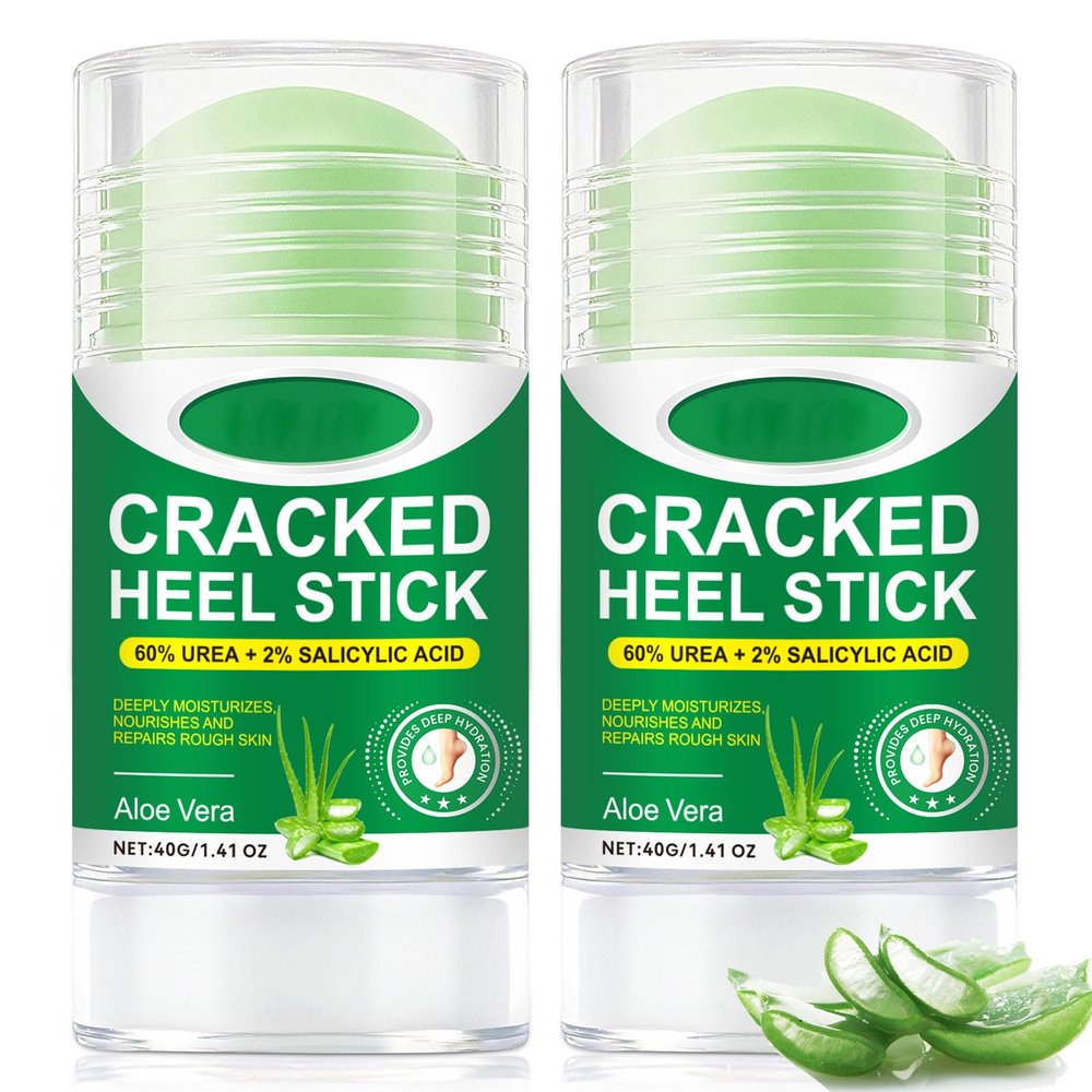 Cracked Heel Stick with 60% Urea - Repair Moisturizing Foot Care - Fast Absorbing, Non-Greasy for Dry, Rough Feet and Skin