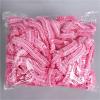 100pcs Disposable Shower Caps Plastic Waterproof Headgear Spa Salon Hotel Hair Dye Women Elastic hair Cap(Yellow) view 2