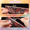 Star Face Gems Self Adhesive Face Rhinestones for Makeup Festival,UHOMENY 5pcs Star Stickers 1pc Polka Dot Sticker Stick On Rhinestones for Face Hair Gems Hair Eye Makeup Nail DIY Crafts view 4