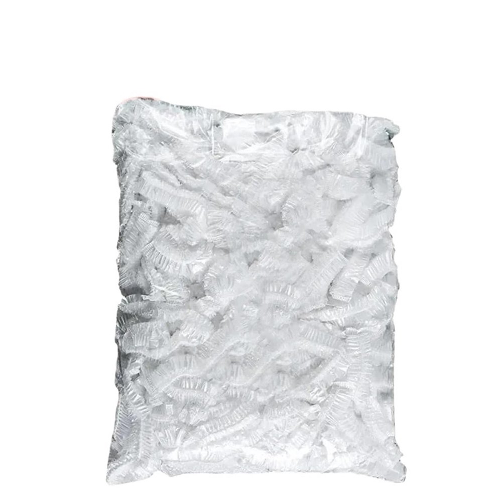 100/200PCS Disposable Shower Cap Waterproof Woman Head Hair Cover Beauty And Hair For Hotels Elastic Plastic(100PCS-60CM)