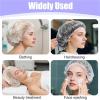 100/200PCS Disposable Shower Cap Waterproof Woman Head Hair Cover Beauty And Hair For Hotels Elastic Plastic(100PCS-60CM) view 2