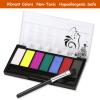 Face Body Paint Kit for Kids Adults,7 Vibrant Colors Water Activated Professional Facepaint with Brush, Non-Toxic for Halloween, Parties, Carnival, School Event, Festivals view 4