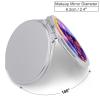 Halloween Pumpkins Haunted House Rainbows Makeup Mirror Portable Travel Portable Compact Mirror for Women Men Gifts view 2