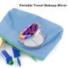 Halloween Pumpkins Haunted House Rainbows Makeup Mirror Portable Travel Portable Compact Mirror for Women Men Gifts view 3