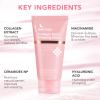 Akeeronn Collagen Overnight Wrapping Peel Off Facial Mask, Collagen Night Wrapping Mask, Hydrating Anti Wrinkle Lifting for All Skin Types, Firming&Elasticity Sleeping Mask (Brush Included)-2 Pack view 2