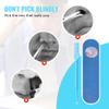 2-in-1 Nasal Hair Cutter, 2025 Upgraded Double Sided Nose Hair Knife, Rotating Nasal Hair Razor Cutter with Ear Picker for Women and Men, 360 Rotating Manual Nose Hair Trimmer (Green, 6pcs) view 4