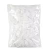 150/300/600pcs Disposable Shower Cap Covers Bathroom Accessories Transparent and Waterproof Hair Caps Products(White 150PCS) view 1