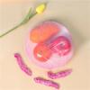 160pcs Shower Cap Head Cover Elastic Plastic Thickened Pink Round Food Kitchen Bathroom Accessories Preservation Bag view 3
