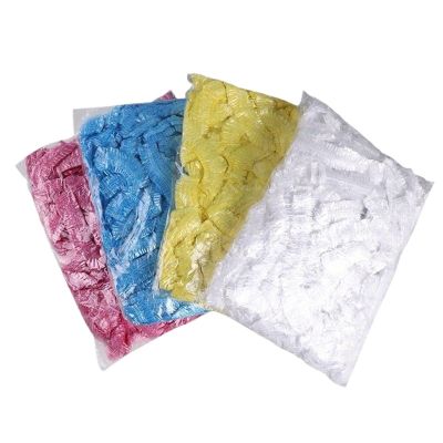 200pcs Large-Sized Disposable Shower Cap For Women With Larger Thick Waterproof Bath Anti-Fume Butt Cover(Blue)