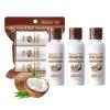 Coconut Shampoo and Conditioner Set,Travel Size Hair & Body Care Trio,Nourishing Shampoo,Hydrating Conditioner & Moisturizing Body Wash for Soft,Shiny Hair & Smooth Skin,Perfect for Vacation,Gym,Hotel view 1