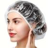 200/400Pcs Disposable Shower Cap For Hair Elastic Mesh Shape Plate Plastic Wrap Cover(200pcs) view 2
