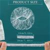 200/400Pcs Disposable Shower Cap For Hair Elastic Mesh Shape Plate Plastic Wrap Cover(200pcs) view 3