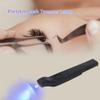 ASHATA Tweezer Light, Eyelash Tweezers Lamp, Mini Gel Curing Light Silicone Cordless Portable Handheld Lash Extension Lamp for Nail Art, Without view 2
