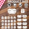 28pcs Body Paint Stencils, Premium Reusable Face and Body Paint Templates Kit Suitable for Holiday Party Makeup Temporary Tattoo Art view 2