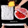 80-800pcs Disposable Shower Bath Cap Plastic Waterproof Woman Head Hair Cover Bathing Hat(800pcs) view 4