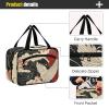 Angel Japanese Pattern Hanging Travel Bag Toiletry kit with Hook, Designer Foldable Toiletry kit for Women Traveling Toilet maleta para maquillaje L view 4