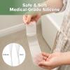 haakaa C Section Scar Silicone Strips, Silicone Scar Sheets for C-Section and Keloid Scars, Reusable Medical-Grade Silicone Scar Patches, Includes Storage Board, Two Thickness (0.5mm*3 + 1mm*3) view 3