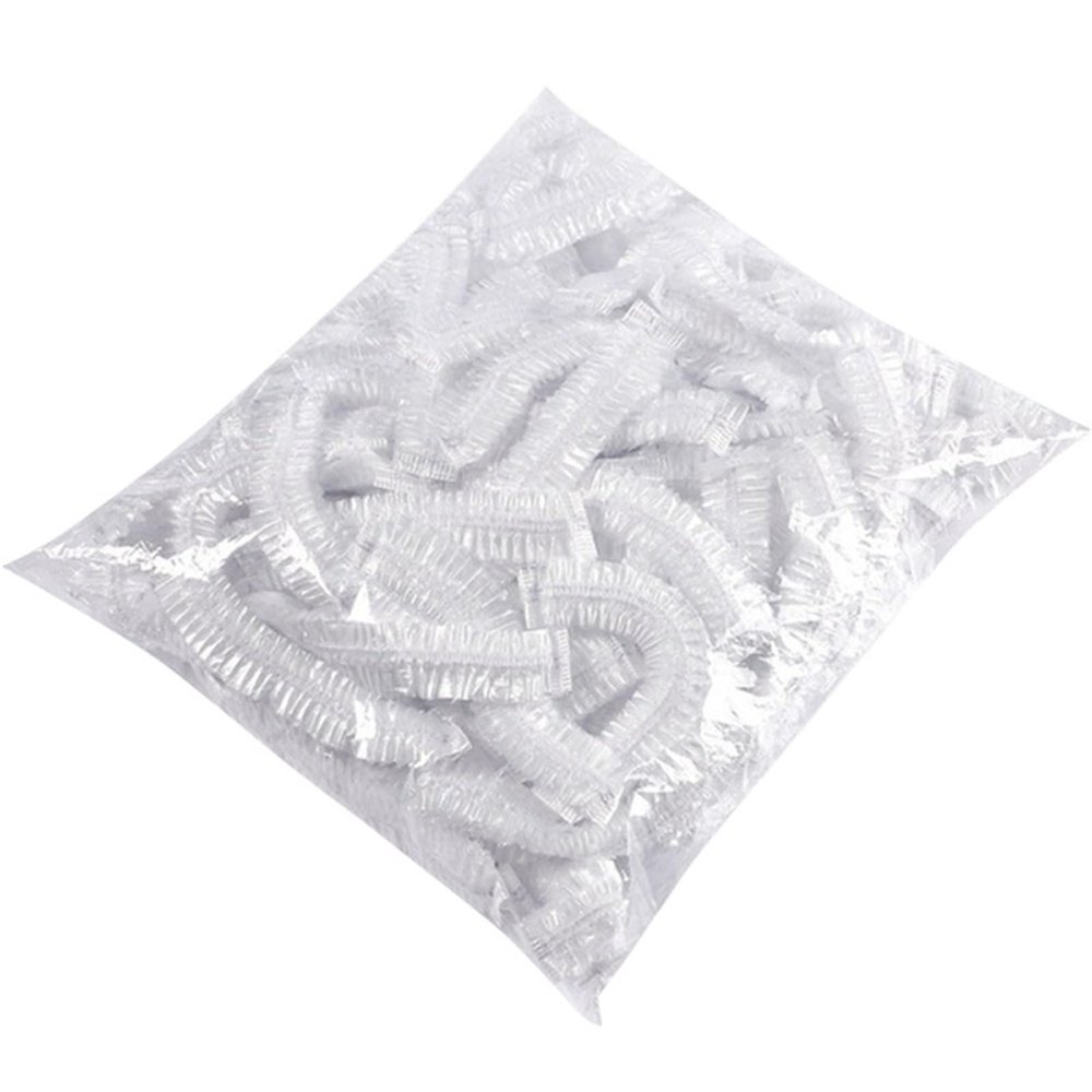 150/300/1500/3000pcs Disposable Shower Cap - Waterproof Plastic Men's and Women's Hair Caps(1500pcs)