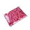 200pcs Women's Disposable Shower Cap, Plastic Waterproof Head Cover, Pink Spa Salon, Hotel Hair Dye, Elastic(Pink) view 1
