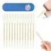 2-in-1 Nasal Hair Cutter, 2025 Upgraded Double Sided Nose Hair Knife, Rotating Nasal Hair Razor Cutter with Ear Picker for Women and Men, 360 Rotating Manual Nose Hair Trimmer (White, 12pcs) view 1