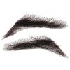 False Eyebrows For Women - Crochet Real Hair Brows, Reusable Breathable | Handmade Natural Looking Brow Enhancers Makeup, Realistic Brows for Thinning Sparse view 1