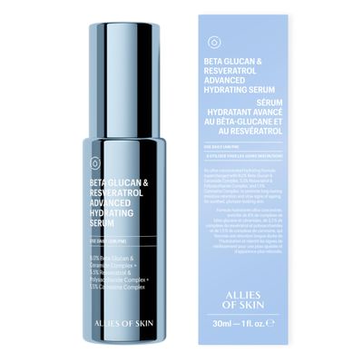 Allies of Skin Beta Glucan & Resveratrol Advanced Hydrating Serum, 1 Fl Oz