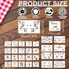 28pcs Body Paint Stencils, Durable Reusable Face and Body Painting Templates for Kids & Adults Practical Accessories for Holiday Halloween Party Makeup view 2