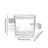 AFXGUSD Makeup Organiser Makeup Holder Stand Rotatable Shelf Cosmetic Stand Cosmetic Storage Holder for Bathroom Desktop Countertop, Clear view 2