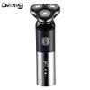Doping Electric Beard Trimmer, 3-Head Rotary Shaver with LED Display, Rechargeable, Available in Black, Blue, Red view 2