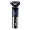 Doping Electric Beard Trimmer, 3-Head Rotary Shaver with LED Display, Rechargeable, Available in Black, Blue, Red view 3