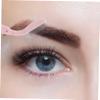 Beaupretty 2Pcs Metal Eyebrow and Eyelash Comb Makeup Tool Pink Stainless Steel Lash Separator for Professional and Home Use view 4