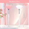 6Pcs Fan Brushes Esthetician, Soft Facial Fan Brushes Esthetician for Women to Apply Face Skincare Face Mud Clay Mask Brush Application, Fluffy Design Ideal for Mask & Makeup, Pink White Blue view 2