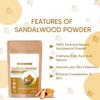 7.05oz Pure & Original Sandalwood Powder For Face, Skin, Skin Whitening, Face mask, Face Pack and Facial, Skin Care, (200Gm, Rose Water Free) view 3