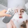 3D Super Soft Magic Exfoliating Bath Sponge, Bathtub Foam, Reusable Skin Friendly Dead Skin Removal for Body, Face and Feet (Grey+Pink) view 3