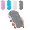 3D Super Soft Magic Exfoliating Bath Sponge, Bathtub Foam, Reusable Skin Friendly Dead Skin Removal for Body, Face and Feet (Grey-2 pcs) view 2