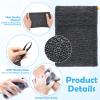 Afarnook 24 Pack Soap Saver & Bag Set Include 12 Soap Pocket Squares Exfoliating Pouch and 12 Bar Lifting Pads Body Scrubber Rough Sponge Self Draining Holder for Bath or Shower (Gray and Beige) view 3