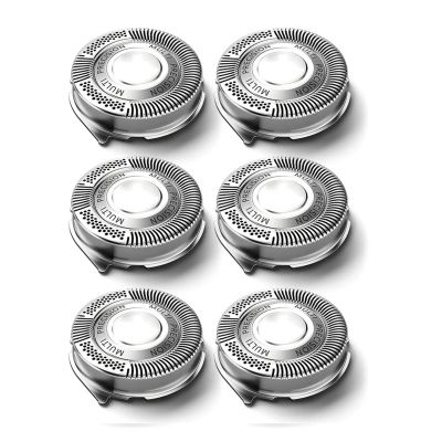 SH50 Replacement HeadsCompatible For Philips Shavers Series 5000, HQ8 Replacement Heads, SH50/52 Upgrade Blades(6pcs)