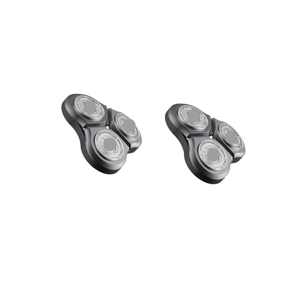 Compatible For xiaomi Mijia,S500 S500C S300,Electric Shaver Razor Head Dry Wet Shaving Machine Beard Trimmer Replacement Shaver Blade(2 PCS)