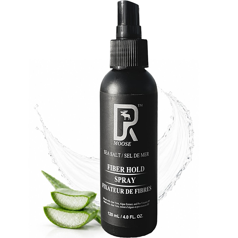 DRMOOSE - Sea Salt Spray, Fiber Hold, Texture Spray, 2-in-1 Formula with Natural Lightweight Fiber Hold, Aloe Vera, Algae (Kelp) & Pro-Vitamin B5, Adds Volume, Matte Finish & Helps Lock Hair Fibers