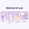 Bikini Trimmer for Women, 2 in 1 Waterproof Electric Razors for Women, Removable Face Hair Remover Lady Shaver with 2 Heads, USB Rechargeable Lady Pubic Hair Trimmer, for Body & Face view 3