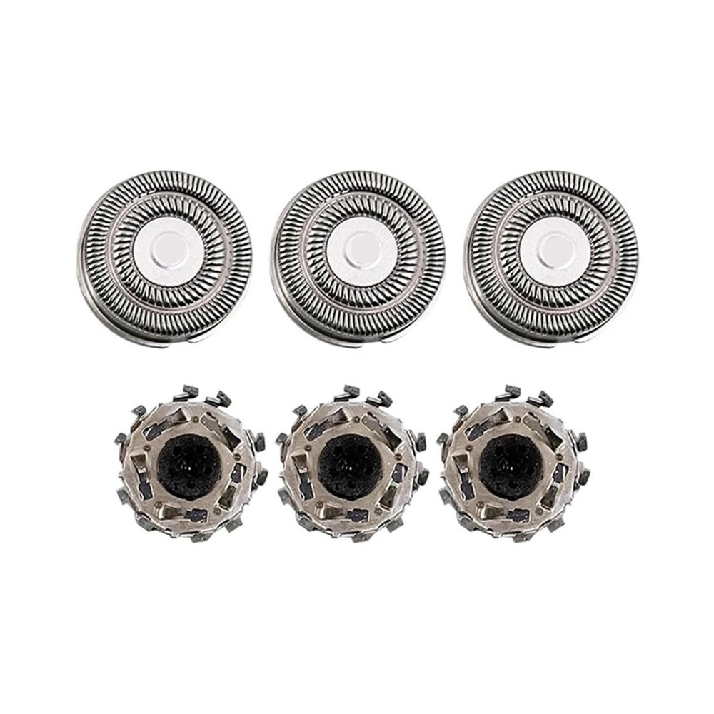 3PCS Compatible For Xiaomi Mijia S500C S500 S300 Electric Shaver Head Replace Shaver Net MJTXD01SKS Cutter Head Accessories
