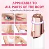 Facial Hair Remover for Women- 2-in-1 as Seen on TV Painless Face Shaver -Mini Hair Remover, Electric Razor Shaver Portable Bikini Epilator for Lips, Chin, Armpit, Peach Fuzz,Neck, Cheek view 2