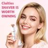 Facial Hair Remover for Women- 2-in-1 as Seen on TV Painless Face Shaver -Mini Hair Remover, Electric Razor Shaver Portable Bikini Epilator for Lips, Chin, Armpit, Peach Fuzz,Neck, Cheek view 3