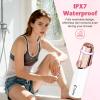 Facial Hair Remover for Women- 2-in-1 as Seen on TV Painless Face Shaver -Mini Hair Remover, Electric Razor Shaver Portable Bikini Epilator for Lips, Chin, Armpit, Peach Fuzz,Neck, Cheek view 4