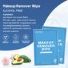 100 Count Makeup Remover Wipes Individually Wrapped, Travel Individual Wet Wipes Bulk, Gentle Cleansing for Face Mascara Lipstick, Single Makeup Removing Wet Wipes view 4