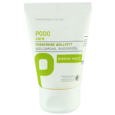 Lanolin Foot Cream Lotion  30ml, Moisturising Protective Skin Care with Avocado Oil & Calendula Extract, For Dry or Sensitive Feet